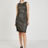Beige-Black Women's Sheath Dress with Strap ORSAY - Women