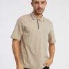 Beige Mens Polo T-Shirt Jack & Jones Blamatt - Men