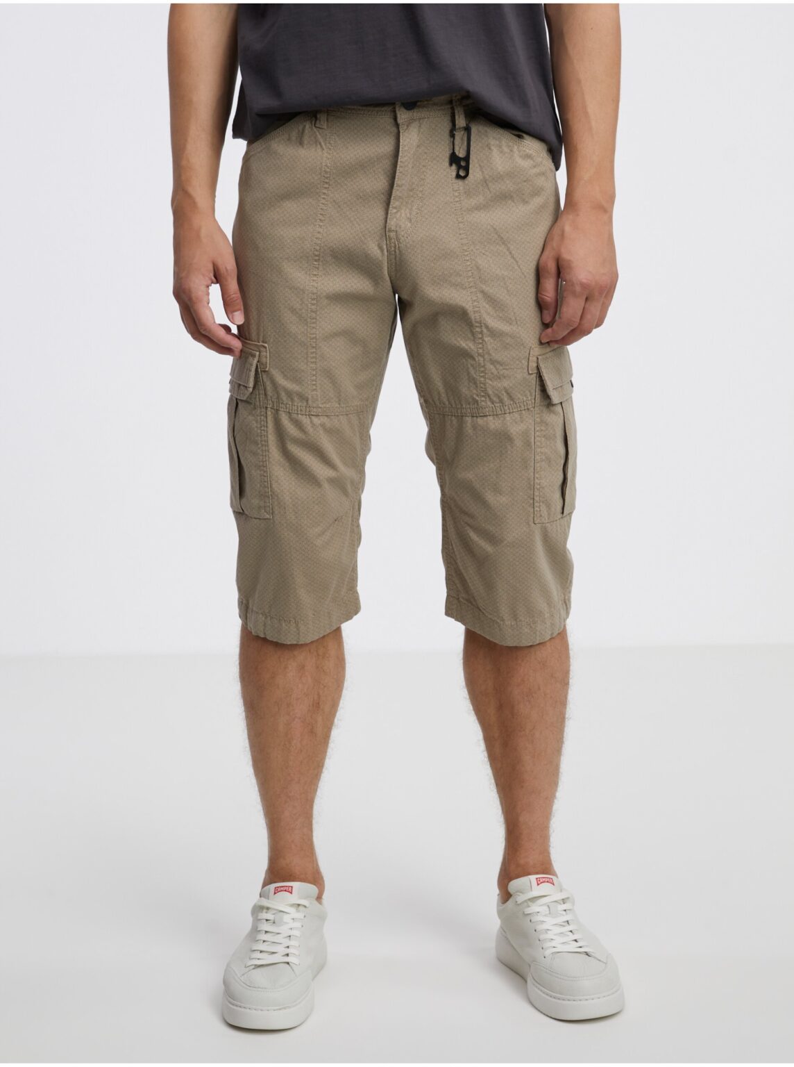 Beige Men's Shorts with Pockets Tom Tailor - Men