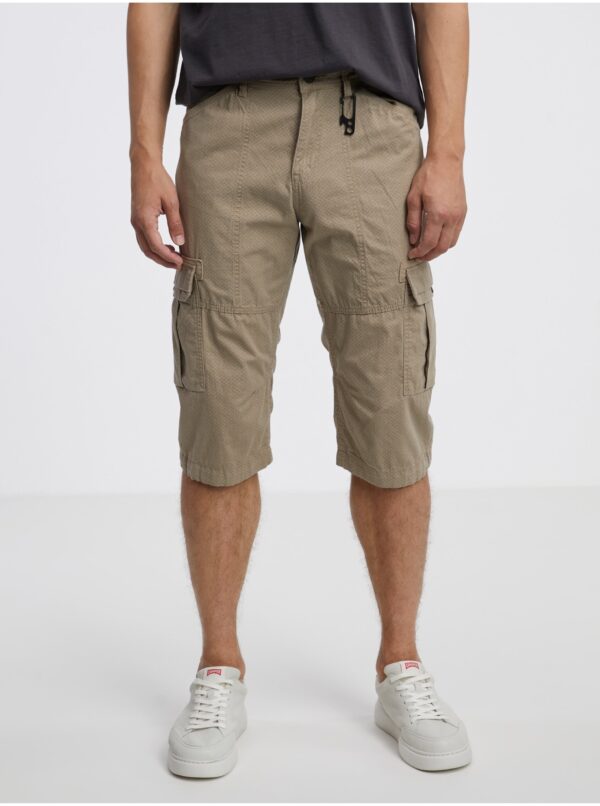 Beige Men's Shorts with Pockets Tom Tailor - Men