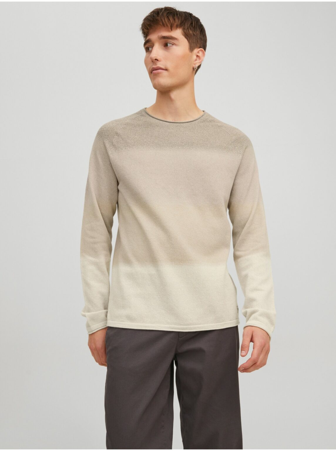 Beige Men's Sweater Jack & Jones Hill - Men