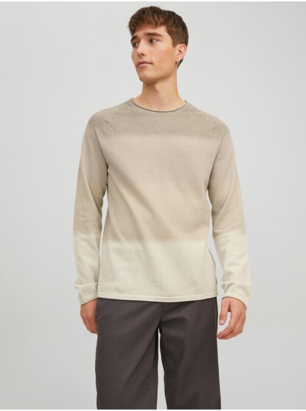 Beige Men's Sweater Jack & Jones Hill - Men