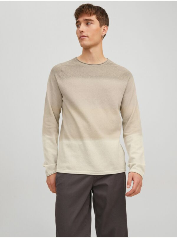 Beige Men's Sweater Jack & Jones Hill - Men