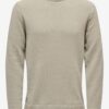 Beige Mens Sweater ONLY & SONS Ese - Men