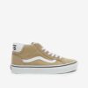 Beige Women's Ankle Sneakers with Suede Details VANS UA Mid S - Women