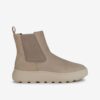 Beige Women's Leather Ankle Boots Geox Spherica - Women