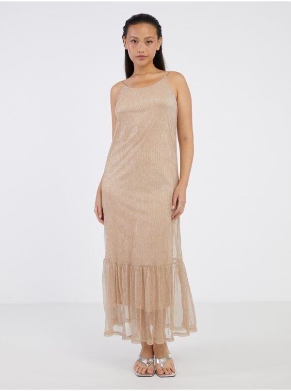 Beige Women's Maxi-dresses ONLY Tinga - Ladies