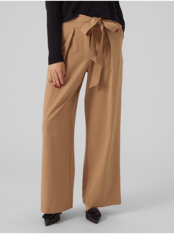 Beige Women's Pants AWARE by VERO MODA Gaia - Women