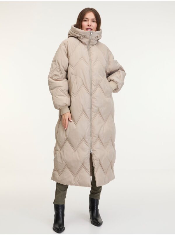 Beige Women's Quilted Coat Pieces Jocelyn - Women