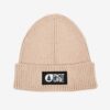 Beige Women's Ribbed Beanie with Wool Picture - Ladies