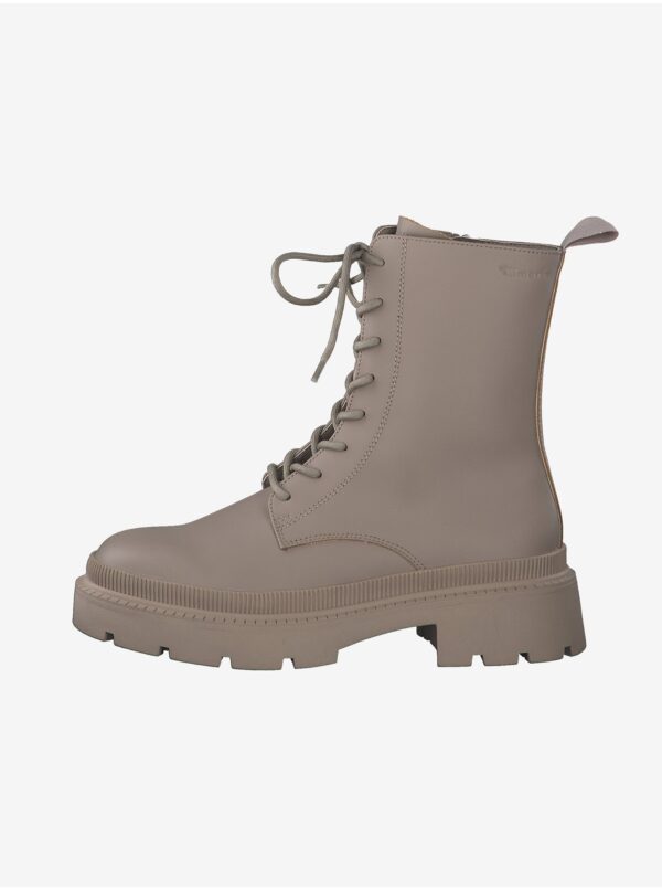 Beige ankle boots Tamaris - Women's