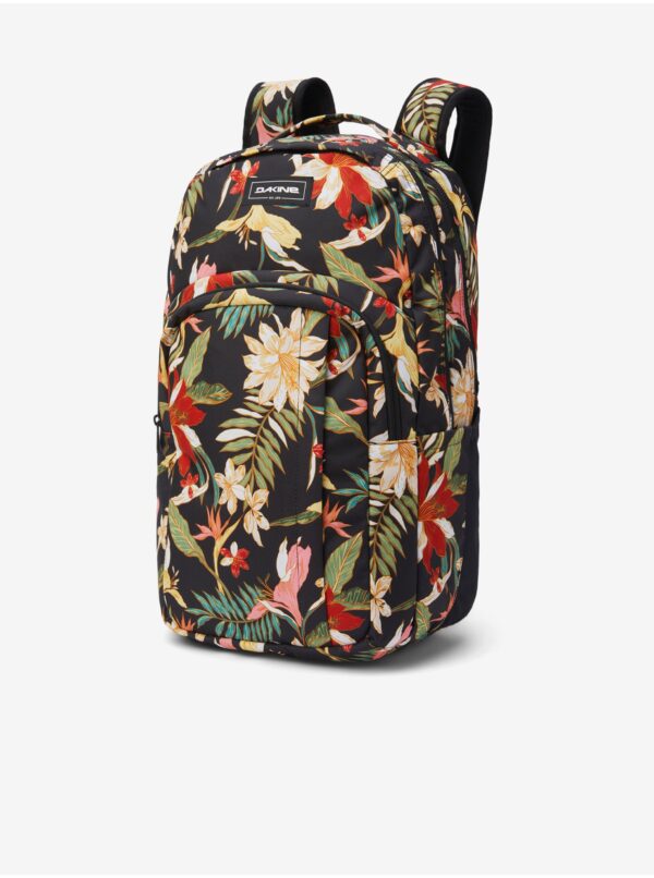 Beige-black floral backpack Dakine Campus 33 l - Women's