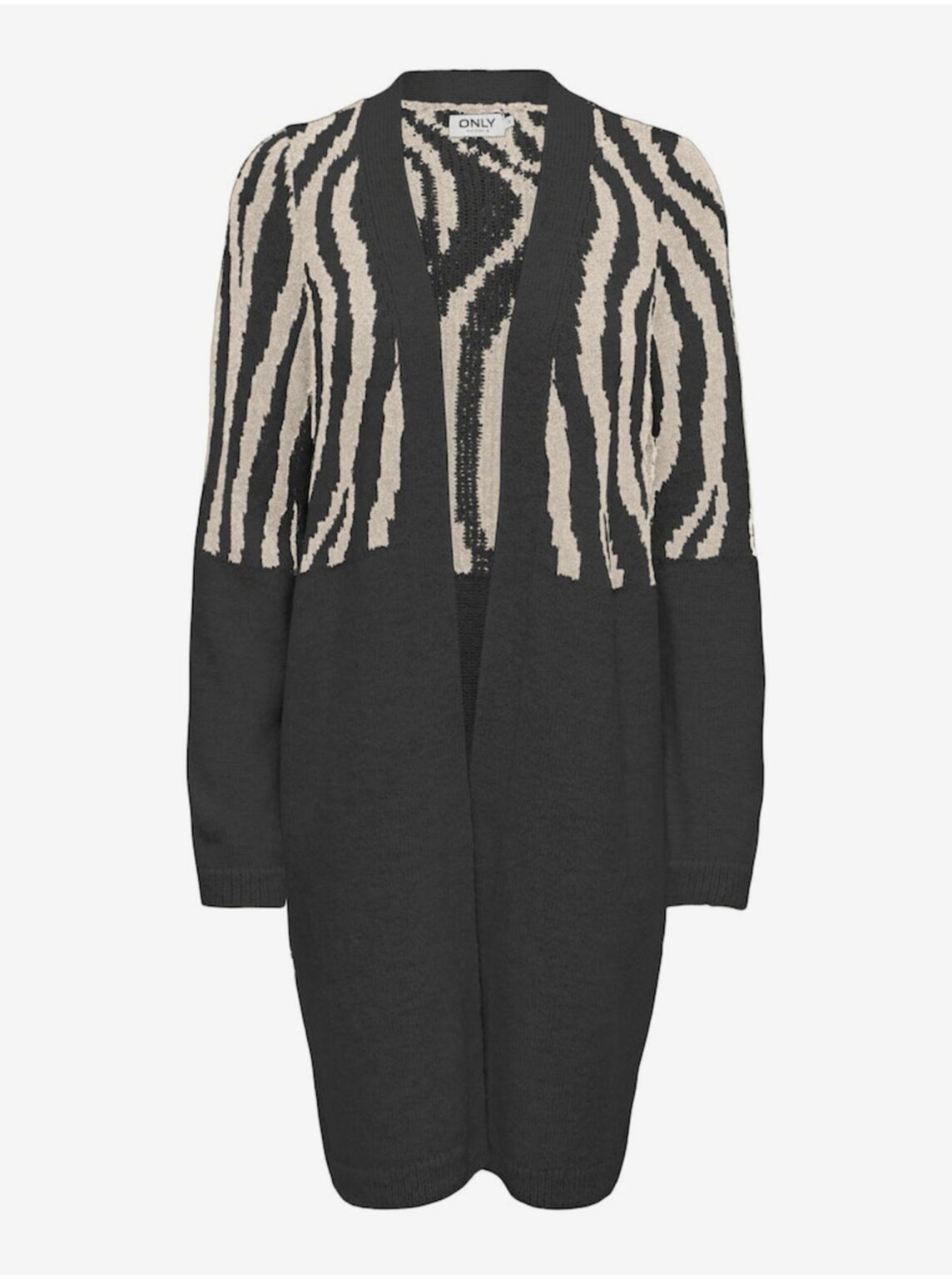 Beige-black women's cardigan ONLY Jade - Women's