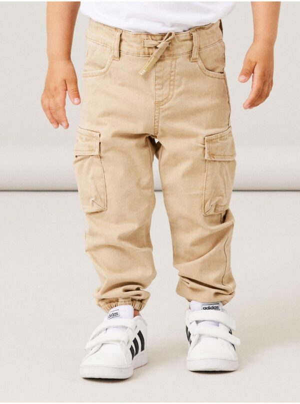 Beige boys' trousers with pockets name it Ben - Boys