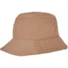 Beige cap with elastic bucket