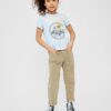 Beige corduroy girl's trousers name it Bella - unisex