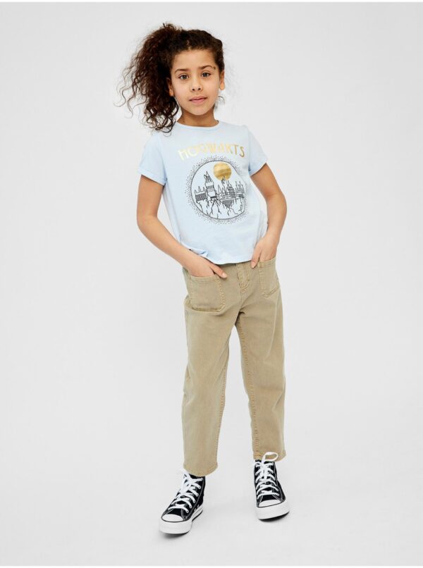 Beige corduroy girl's trousers name it Bella - unisex