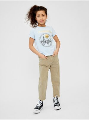 Beige corduroy girl's trousers name it Bella - unisex