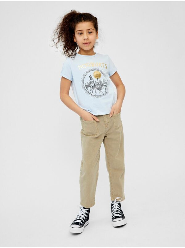 Beige corduroy girl's trousers name it Bella - unisex