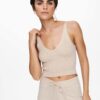Beige cropp top ONLY Cozy - Women's