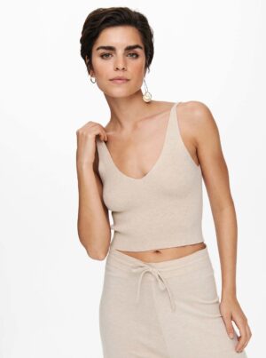 Beige cropp top ONLY Cozy - Women's