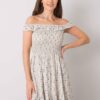 Beige dress Yups wwd5601. R02
