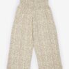 Beige girly floral pants name it Justice - Girls