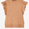 Beige girly vest with decorative sleeves name it Ramat - unisex