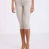 Beige ladies capri pants CAMAIEU - Ladies