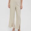 Beige loose trousers VERO MODA Josie - Women