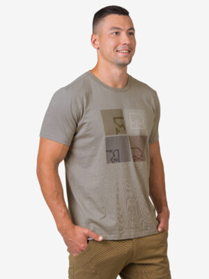 Beige men's T-shirt Hannah Ramone