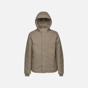 Beige men's down jacket Geox Aurelio - Men's