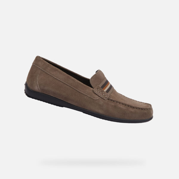 Beige men's moccasins Geox Ascanio - Men's
