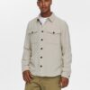 Beige men's shirt with pockets ONLY & SONS Milo - Men's