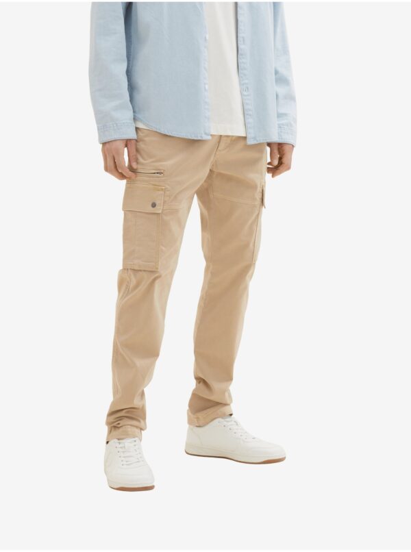 Beige men's trousers with pockets Tom Tailor - Men's