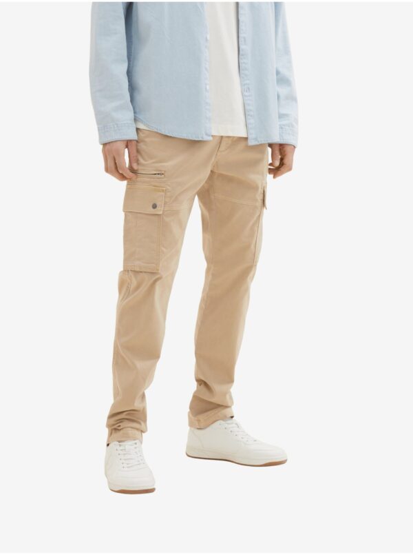 Beige men's trousers with pockets Tom Tailor - Men's