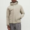 Beige men's winter jacket Jack & Jones Keen - Men's