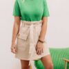 Beige mini skirt for LeMonada overlap