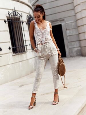 Beige pants Yups cwd0454. R65