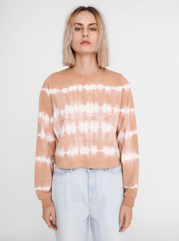 Beige patterned sweatshirt Noisy May Joan - Women