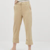 Beige short-cut trousers by Jacqueline de Yong Wagner