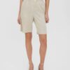 Beige shorts VERO MODA Josie - Women's