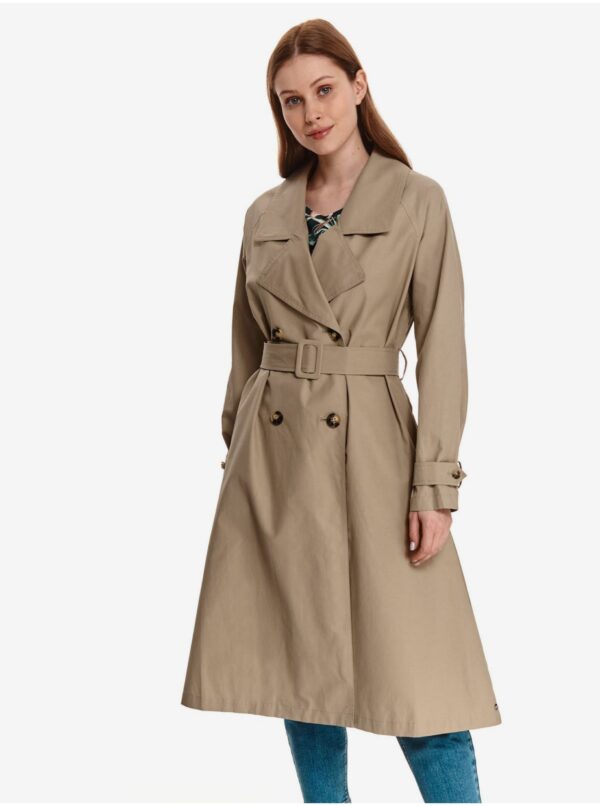 Beige trench coat TOP SECRET - Women