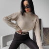 Beige turtleneck EMMIE 2023 OLAVOGA