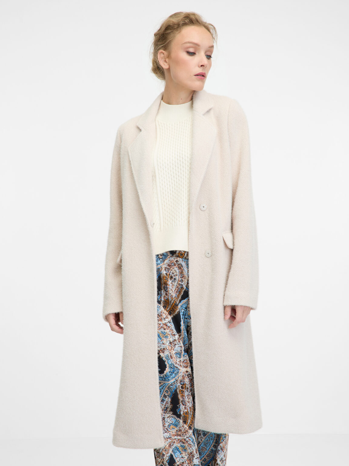 Beige women's coat ORSAY - Women's