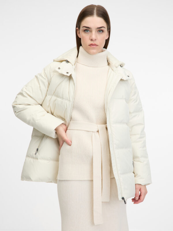 Beige women's down jacket ORSAY - Women's