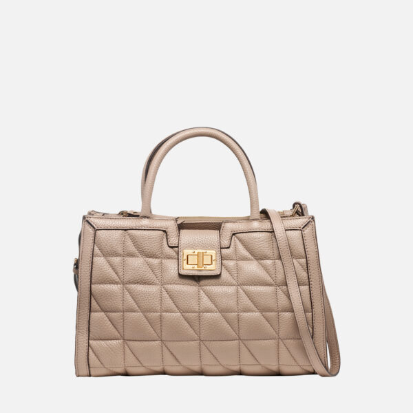 Beige women's handbag Geox Leonory - Women's