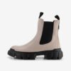 Beige women's leather chelsea boots Högl Adventure - Women's