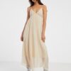 Beige women's maxi dress ONLY Phoenix - Women