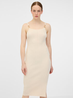 Beige women's midi dress ORSAY